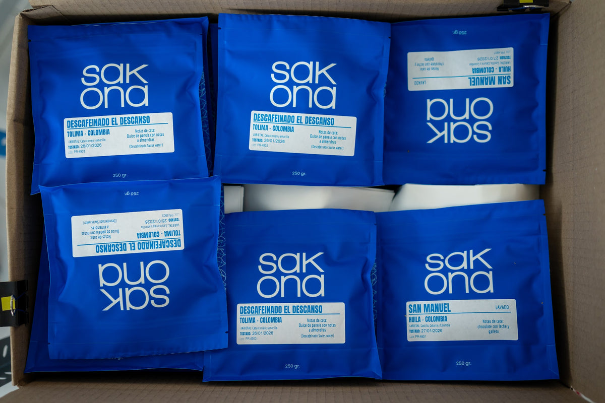 Bolsas de café Sakona